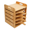 13" Pizza Rack Wooden Pizza Peel Rack  4 Tier Non-Stick Pizza Paddle Pizza Board