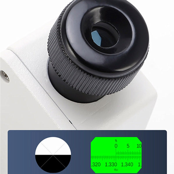 Refractometer Brix Salinity Fruit Sugar Sweetness Tester Abbe Refractometer 2WAJ