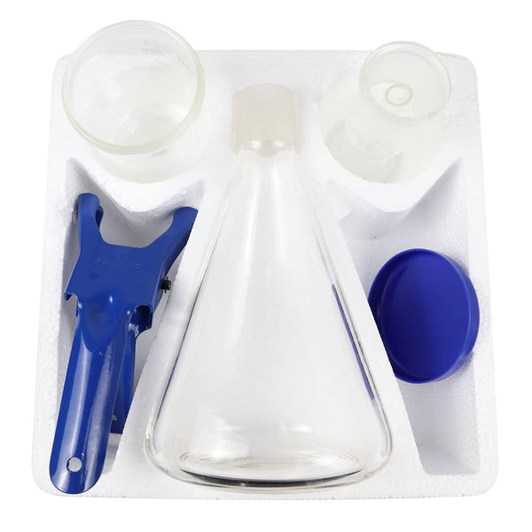 Lab Vacuum Filtration Distillation Apparatus 1000ML Filtering Flask 300ml Funnel