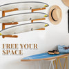 Wall Mount Surfboard Rack for Longboard Shortboard Wakeboard Kiteboard Snowboard