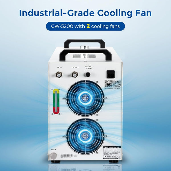 6L Industrial Water Chiller 0.81HP Water Cooling System for CO2 Laser Engraving