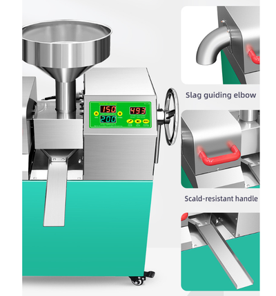 Fully Automatic Oil Press Machine 9-15kg/hCold & Hot Adjustable Oil Extractor