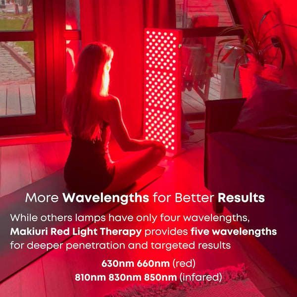 Red Light Therapy Panel 5 Wavelengths Full Body Infrared Light Therapy Relief