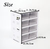 8 Grid Reptile Breeding Cabinet w/ 25W Heating Pad Hygrometer for Small Reptiles