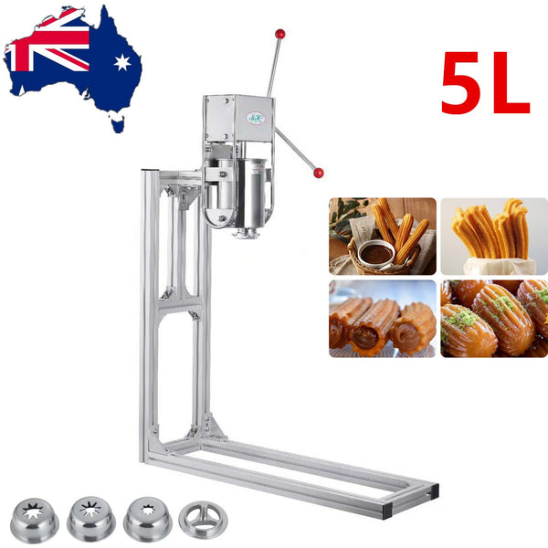 5L Manual Churro Maker Commercial Spanish Donut Churrera Churro Maker Machine AU