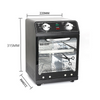 8L Sterilizer Cabinet 220℃ Dry Heat Disinfection Large Capacity for Beauty Salon