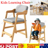 Wooden High Chair for Toddlers Teens Learning Chair Grows with Kid for Dining