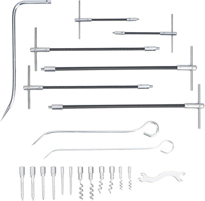23pcs Packing Extractor Pump Packing Puller Set Stainless Steel Packing Tool Set