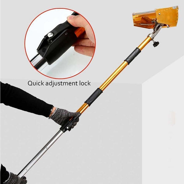 Wallboard Finishing Box Putty Powder Scraper Wall Plastering Flat Box w/Handle