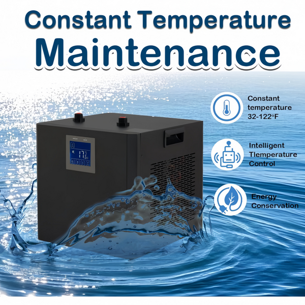 500L Aquarium Chiller 132gal Fish Tank Cooler 1/2 HP Water Chiller AU Stock