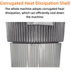 2000W Industrial Auto Continuous Hammer Grain Mill Grinder Herb Grinder 20Kg/h