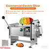 Electric Vegetable Fruit Dicer Commercial Cube Cutting Machine Stainless Steel