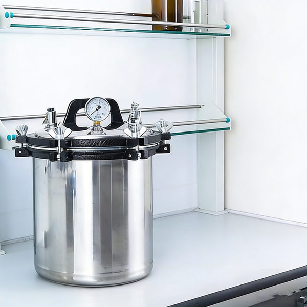 24L Autoclave Sterilizer Dental Medical Lab Equipment Stainless Steel