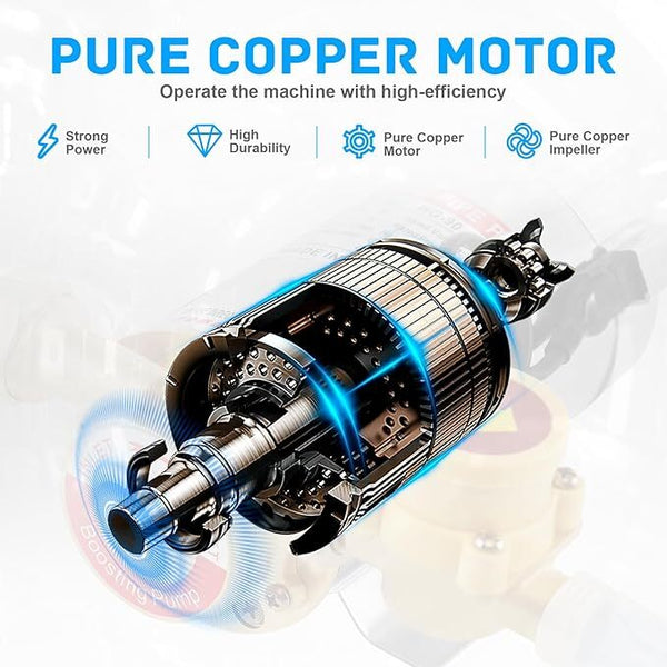 150W Automatic Boost Pump Tap Shower Stainless Steel Pressure Water Booster