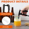 Stainless steel Beer Pluto gun + Cornelius Ball Lock Liquid Disconnect Home Brew