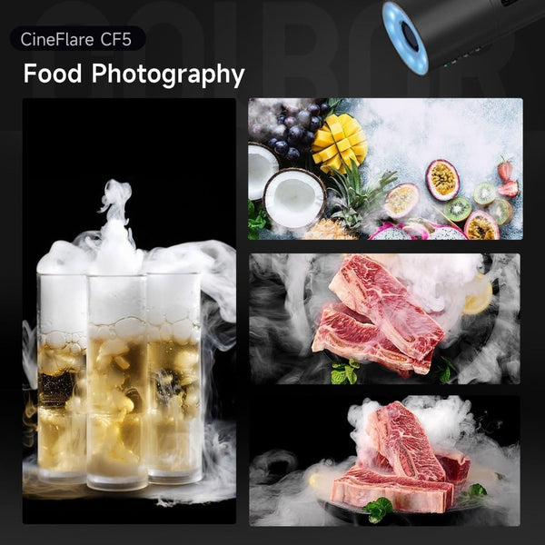 Handheld Fog Machine Smoke Machine RGB LED Dust Cloud Effect Wireless Control