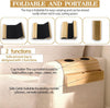 Flexible Bamboo Sofa Arm Chair Tray Table Organiser Snack Serving Tray Arm Rest