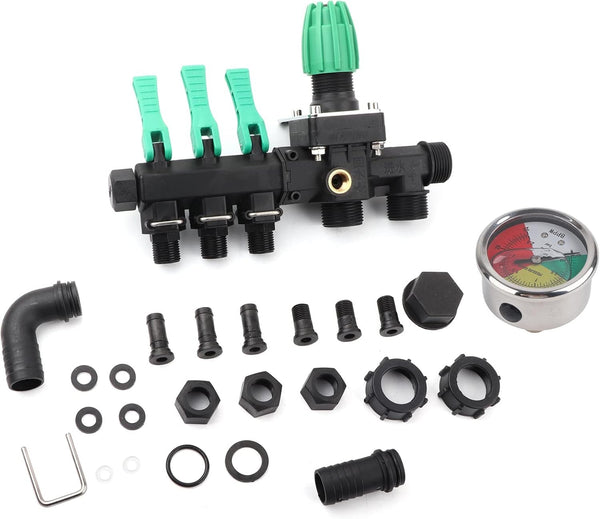 3Way Water Splitter Valve Agricultural Sprayer Control Shut Off Valve Irrigation