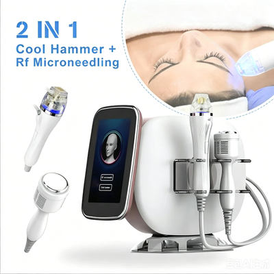 2IN1 Fractional Radiofrequency Gold-RF Beauty Machine Cold Hammer Acne Removal