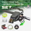 5/6WT Fly Fishing Combo Set Fly Fishing Rod Reel Storage Bag 2.7M