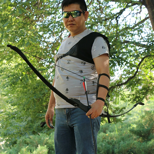 53" Archery Takedown Recurve Bow Set 40lbs Hunting Bow Arrows Target Shooting AU