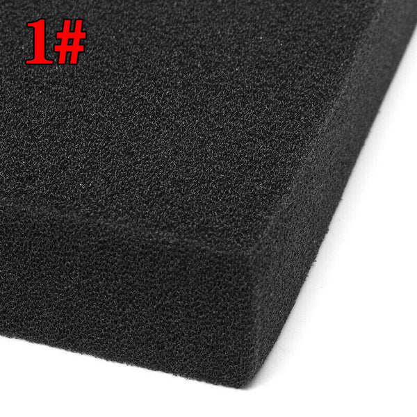 50x50x2cm Black Fish Tank Aquarium Filter Sponge Foam Pad Filtration Cotton