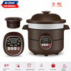 Slow Cooker 3.5L Electric Stew Pot Ceramic Inner for Soup Porridge Healthy Cook