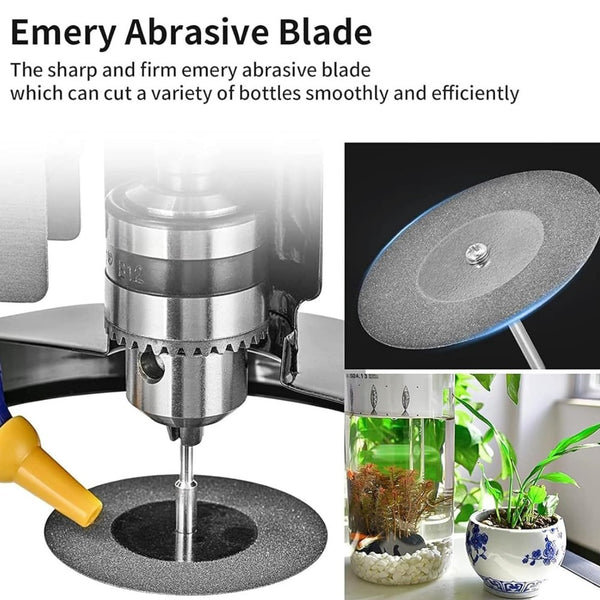 6000 R/Min Electric Glass Bottle Cutter Machine Wine Bottle Cutter Kit for DIY