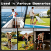 Cordless Stick Water Transfer Pump w/ Built-In Battery 3 Gear Adjustment 50L/min