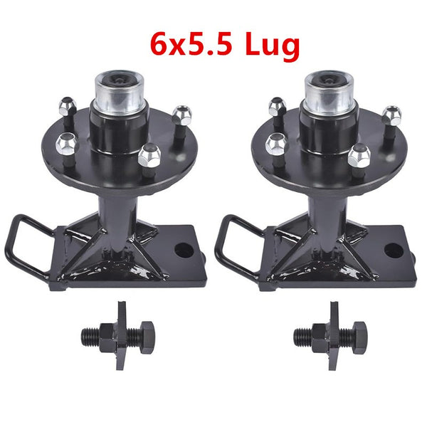 2Pcs Shipping Container Wheels 8/6-Lug Wheels Shipping Container Accessories