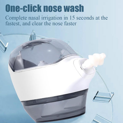 230ML Nose Cleaner Electric Nose Washer Rhinitis Treatment Home Nasal Care AU