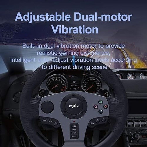 PXN V9 Driving Race Game Steering Wheel Brake Pedal for PC/PS3/PS4/SWITCH AU
