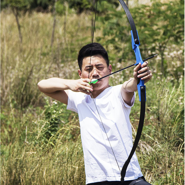 40lbs Archery 53" Takedown Recurve Bow 12 Arrows For Hunting Right/Left-Handed