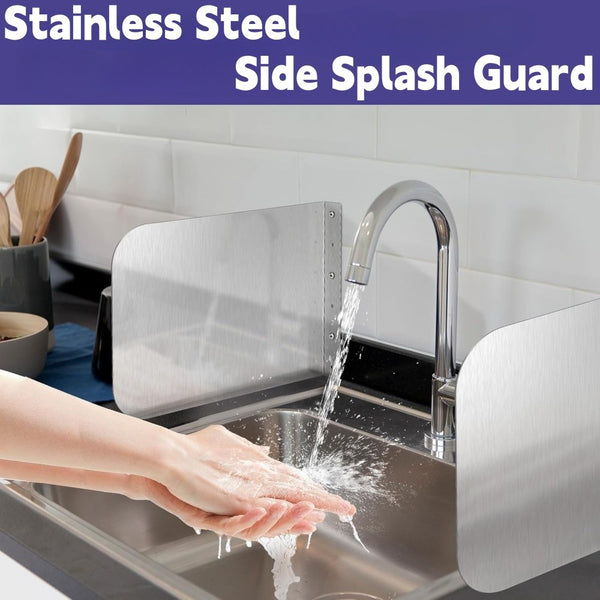 Kitchen Sink Splash Guard Kit for Kitchen Bathroom Waterproof Wall Mounted Guard