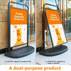 Outdoor Poster Stand Sign/Poster Holder Dual Use Advertising Display Stand