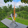 Wood Pellet Fire Pit Outdoor Patio Rocket Stove Heating Stove For Camping Party