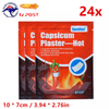 24x Capsicum Plaster Patches Pain Relieving Muscle Relief Injury Heat Therapy