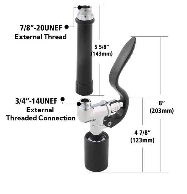 Commercial Pre-Rinse Faucet W/ 95cm Flexible Hose & High Pressure Spray Head AU