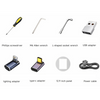 175cm 360° Photo Booth Machine Selfie Digital Portable PhotoBooth with LED Light