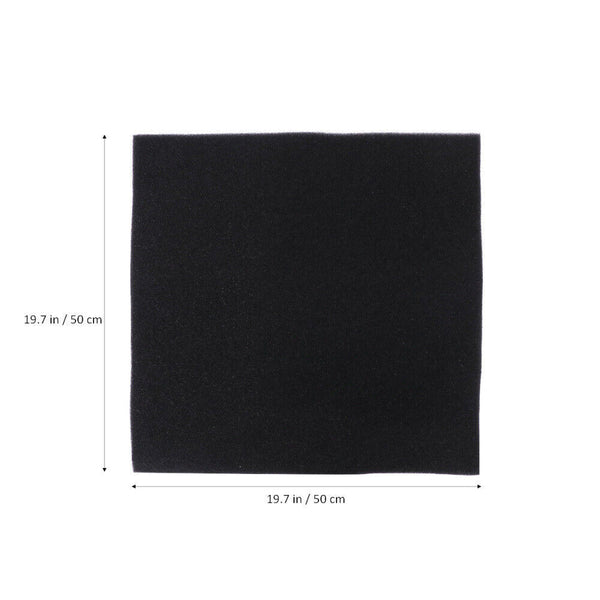 50x50x2cm Black Fish Tank Aquarium Filter Sponge Foam Pad Filtration Cotton