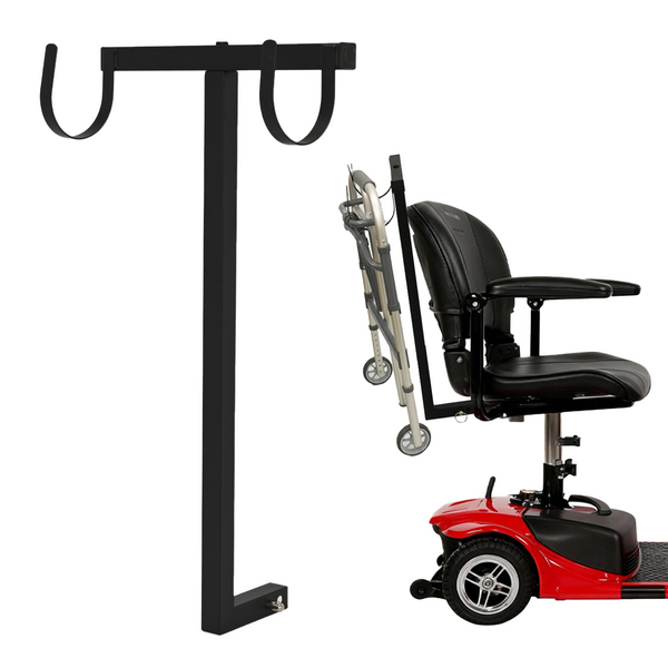 Universal Rollator Walker Holder For Mobility Scooter Carbon Steel Walker Holder