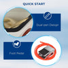 Twin-Pen Sandblaster With Led and Glass Window For Surface Treatment of Material