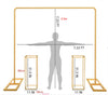3x Metal Wedding Arch Backdrop Stand Wedding Ceremony Flower Holder Frame AU