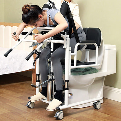 Transfer Wheelchair Hydraulic Lifting Elderly Care Chair Lift Transfer Machine