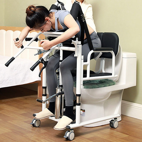 Transfer Wheelchair Hydraulic Lifting Elderly Care Chair Lift Transfer Machine