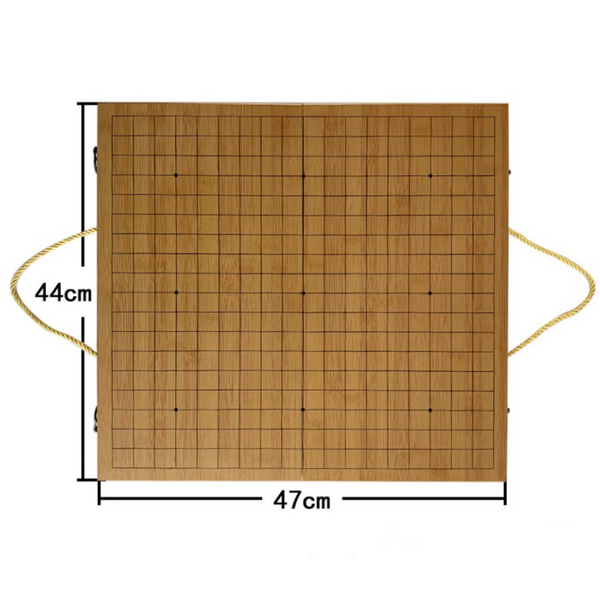 Folding Baduk Weiqi Board Game Portable Wooden Timber Strategy Go Game Set Gift