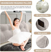 120/150cm Wedge Pillow Headboard Triangular Reading Pillow Detachable & Washable