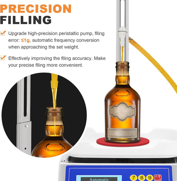 Automatic Liquid Filling Machine for Bottles 8g-3000g Honey Oil Paste Filler