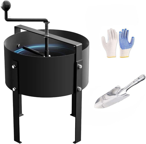 Rotary Soil Sifter Compost Sieve Garden Potting Sifting Mesh Rock Sand Sieve