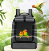 Bird Travel Backpack  Bird Cage with Perch and Food Bowl Breathable Travel Cage